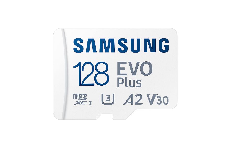 SAMSUNG Micro SD Card 128GB EVO Plus 100MB/s