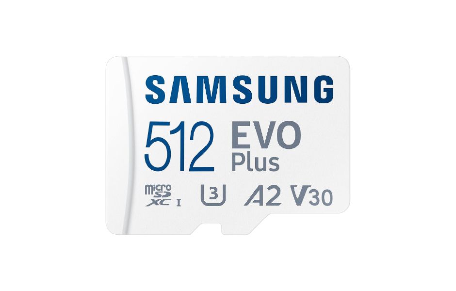 SAMSUNG Micro SD 512GB EVO Plus 100MB/s