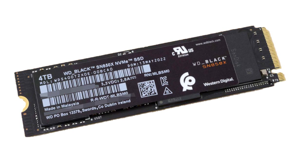 WD Black SN850X 4TB SSD for PS5
