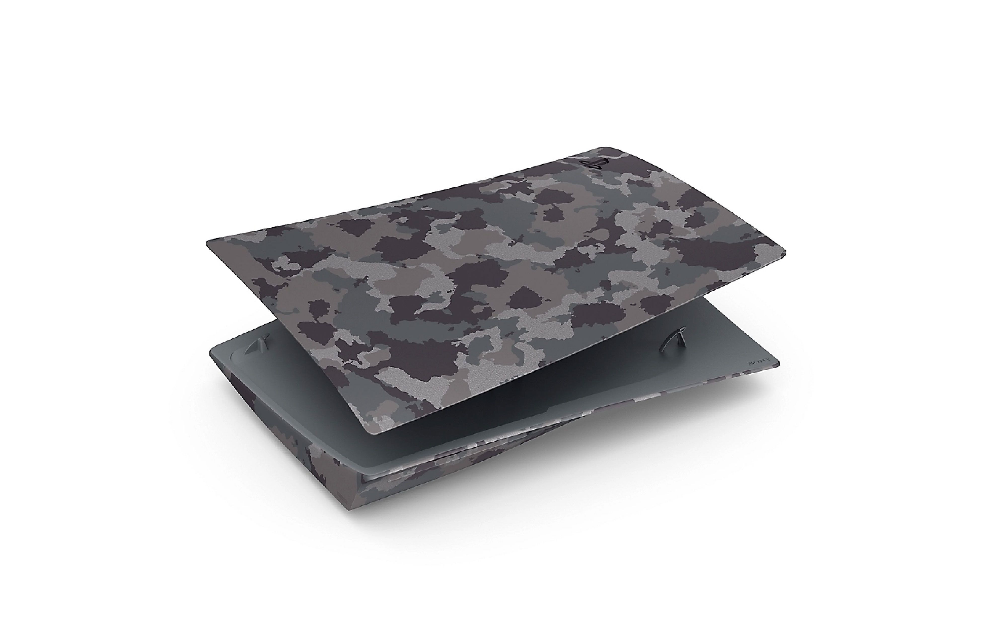 PS5 Standard Faceplate - Gray Camouflage