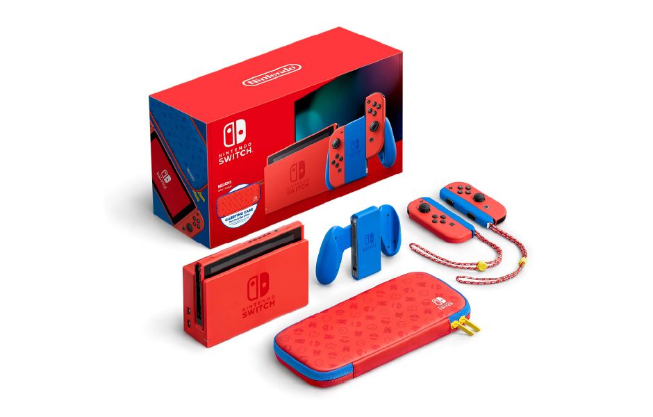 Nintendo Switch V2 Mario Edition