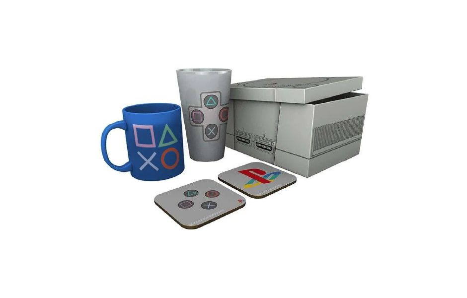 PLAYSTATION Gift Set Glass + Mug + 2 Coasters Classic 2019