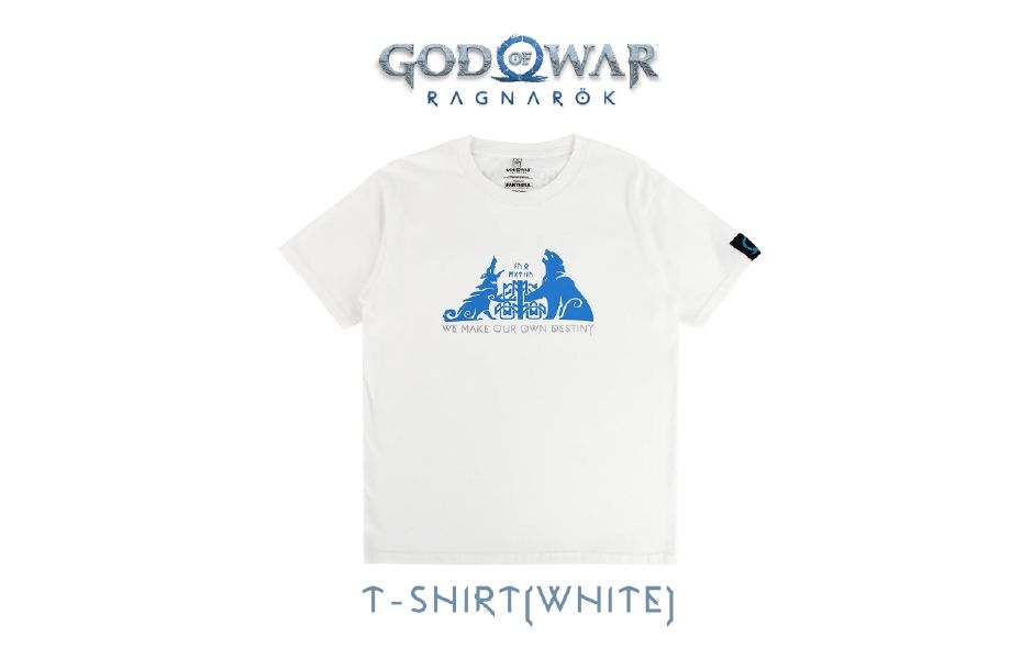 God Of War Ragnarok T-Shirt White (Size: M) Fanthful (ファンスフル)