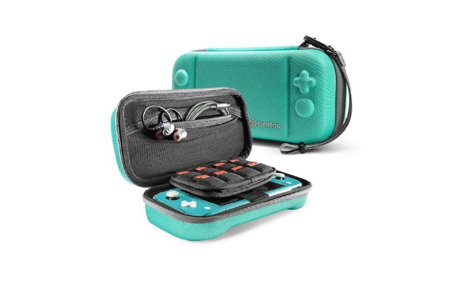 Tomtoc Nintendo Switch Lite Travel Case - Turquoise