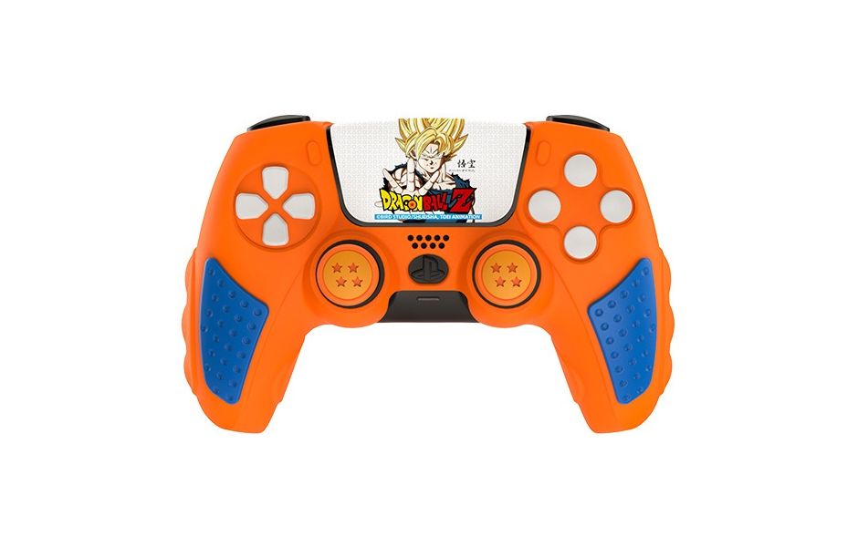 IINE Dragon Ball Z Silicone Case With 2 Thumb Grip Caps For PS5 Controller