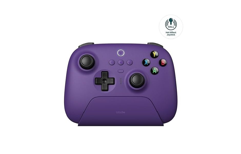 8BitDo 2.4G Ultimate Wireless Controller with Charging Dock - Purple (Hall Effect)