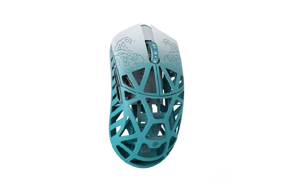 WL Beast X Fabulous Beasts X 8k Magnesium Gaming Mouse - White & Blue