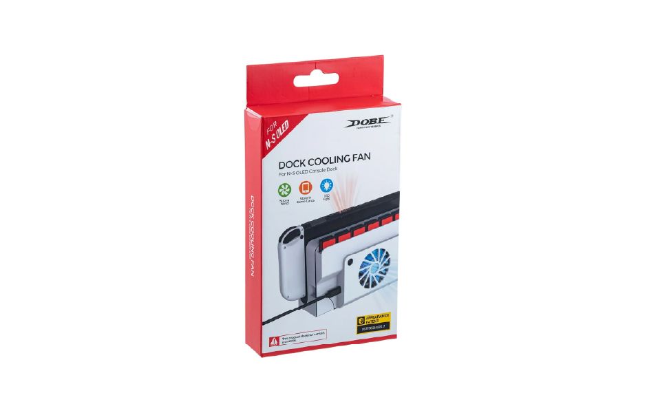 NSW OLED DOBE Dock Cooling Fan - White