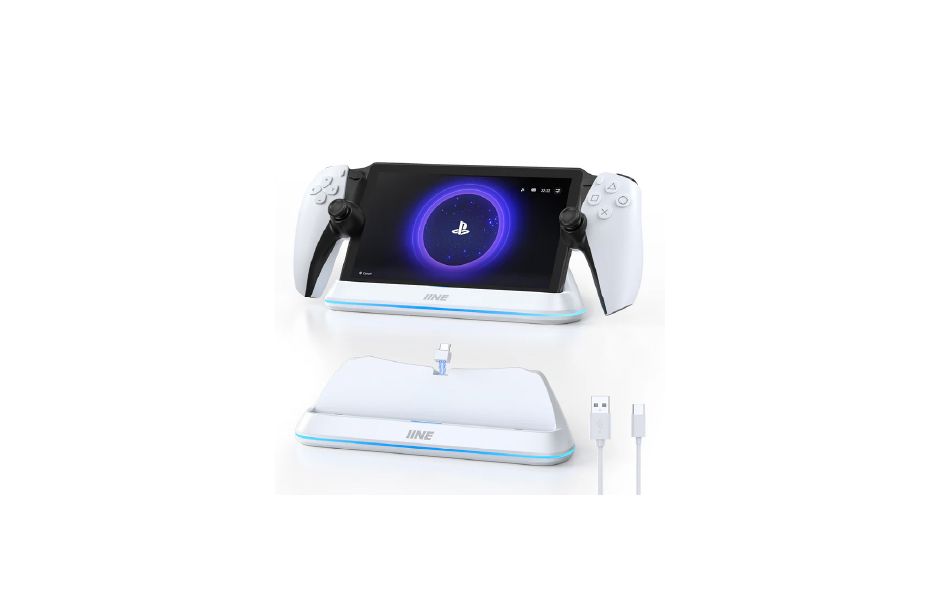 IINE PlayStation Portal Charging Station - White