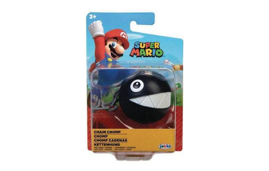 JAKKS Nintendo 2.5" Red Toad - Super Mario Action Figure 2.5 Inch Chain Chomp