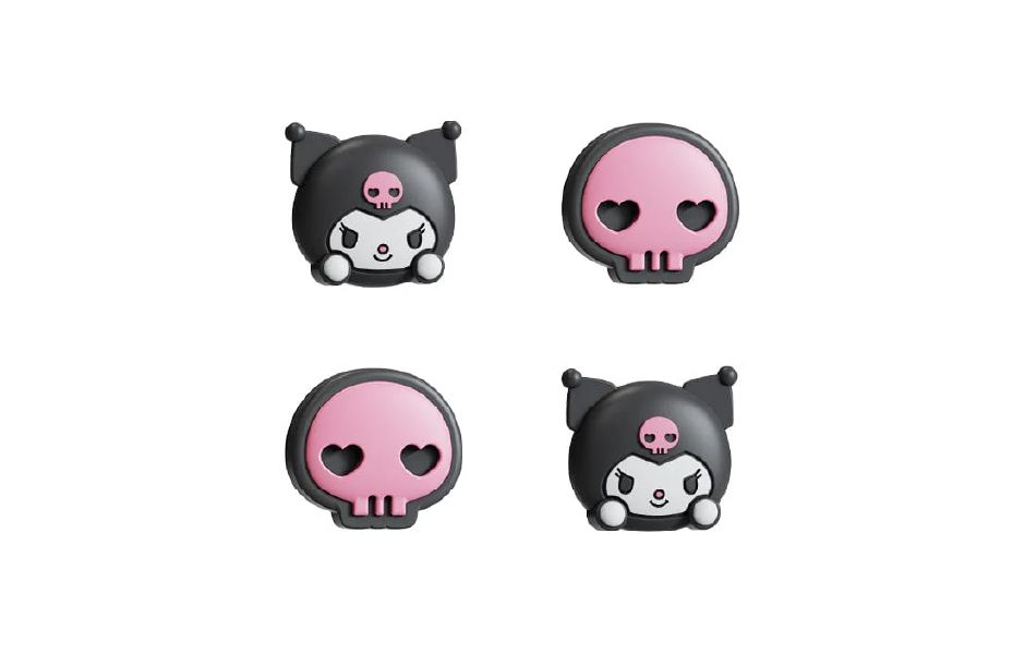 GeekShare x Sanrio Thumb Grips for Switch Pro Controller & DualSense DualShock 4 - Kuromi