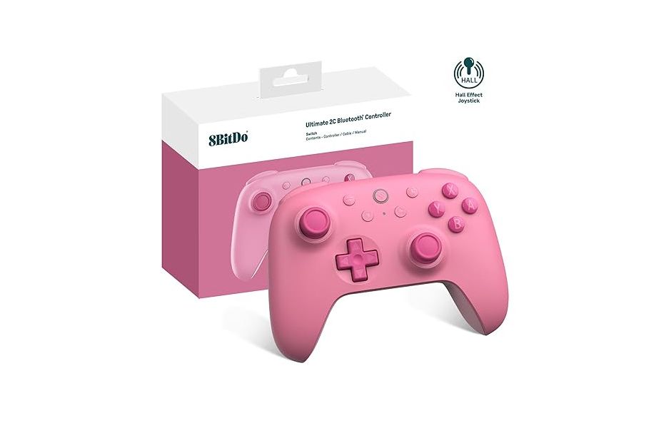 Nintendo Switch 8Bitdo Ultimate 2C Bluetooth Controller - Pink