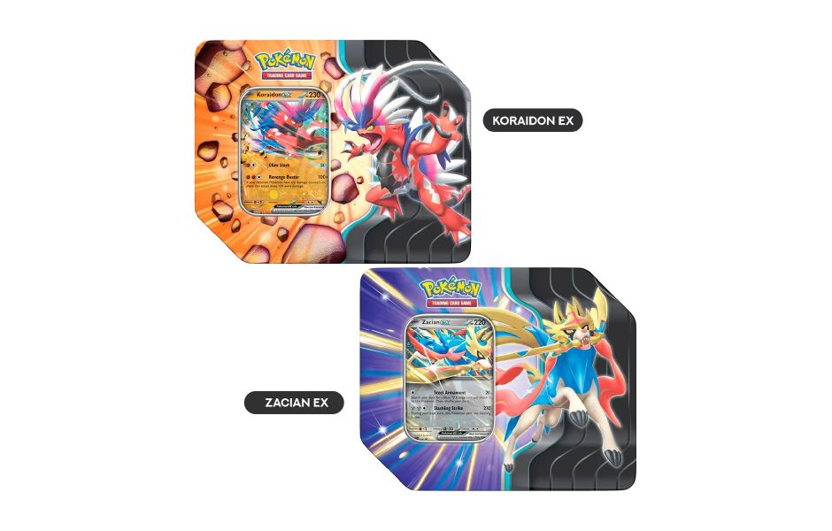 Pokemon TCG Slashing Legends Ex Tin (5 Booster)