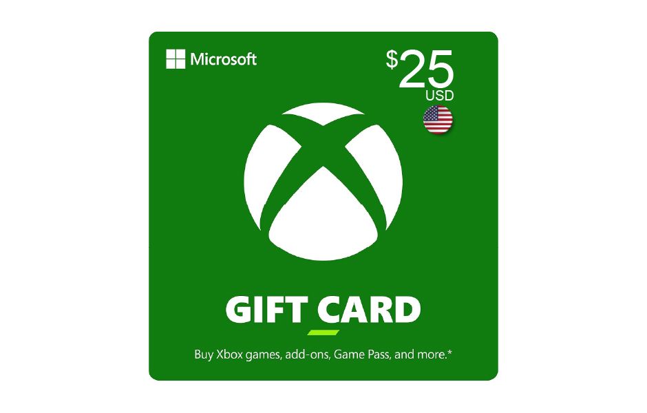 USD 25 Xbox Digital Gift Card [USA Region]