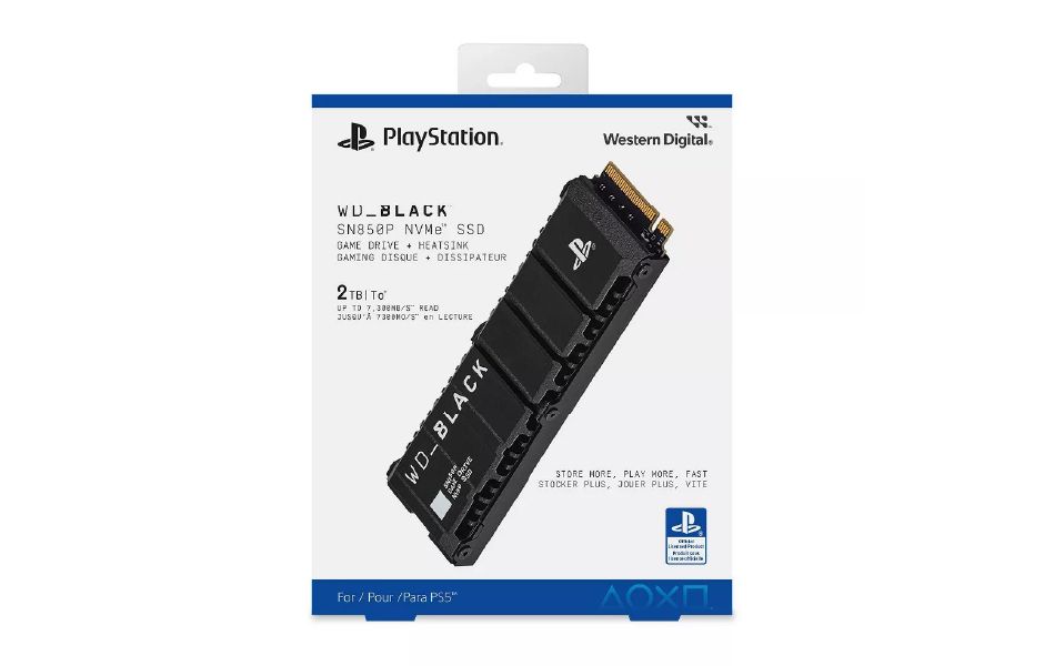 WD BLACK SN850P NVMe SSD - 2TB With Heatsink
