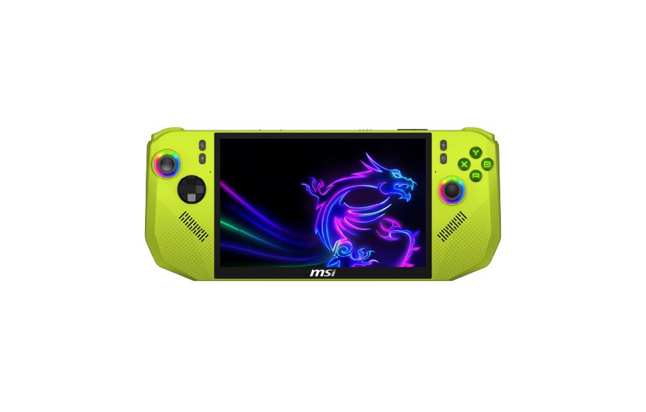 MSI Claw A8 BZ2EM - Neon Green