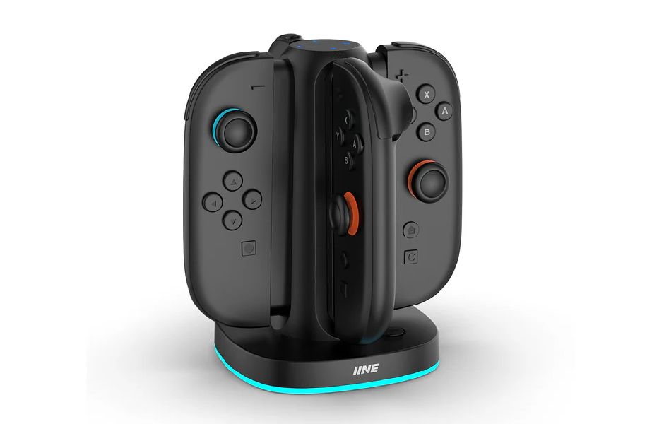 IINE 4-IN-1 Black Fast Charging dock station for Switch 2