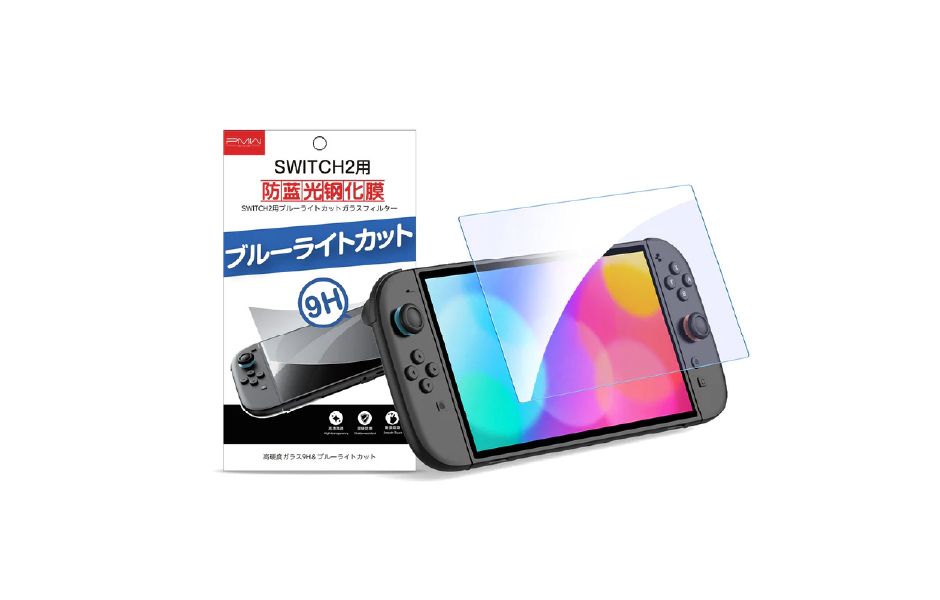 PMW Anti-Blue Light Tempered Glass for Nintendo Switch 2 - 1 Pack [L1163]