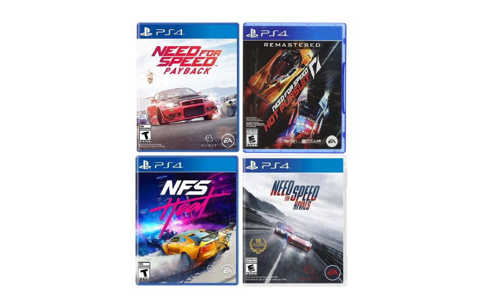 Need for Speed Hot Pursuit Remastered + NFS Payback + NFS Heat + NFS Rivals Bundle (Save $20)