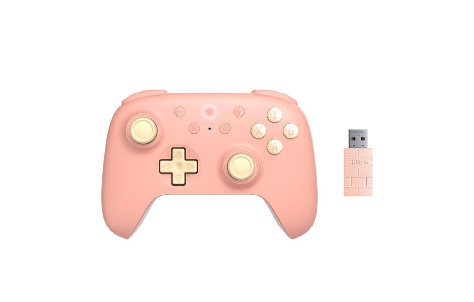 8BitDo Ultimate 2C Wireless Controller - Peach (PC/Mobile/Steam Deck)