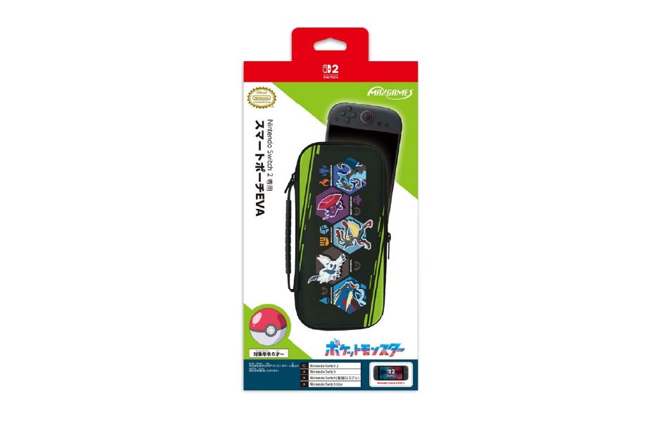 MaxGame Smart Pouch EVA for Nintendo Switch 2 (Mega Evolution Pokemon)