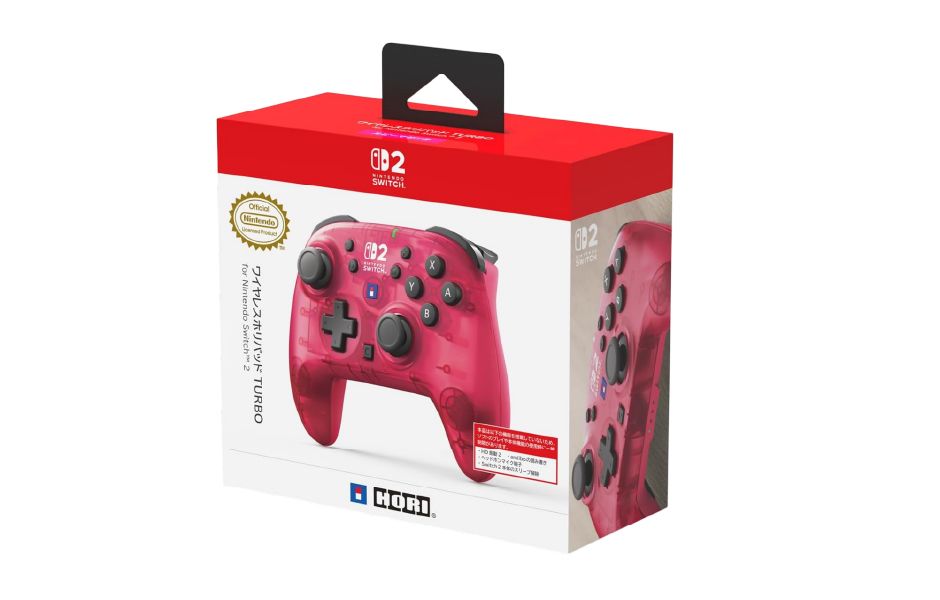 HORI Wireless Horipad TURBO - Ruby Magenta