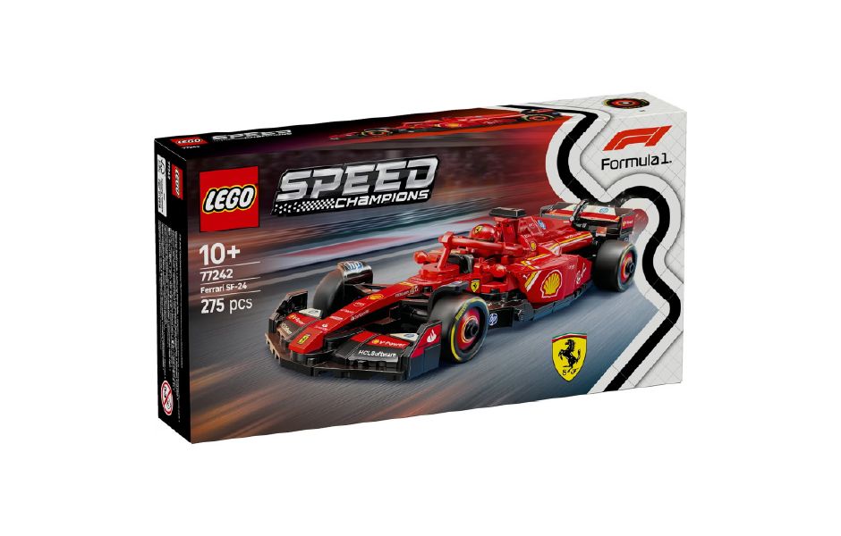 LEGO Speed Champions Ferrari SF-24 F1 Race Car Toy 77242