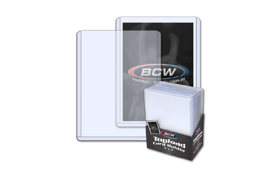 BCW 3x4 Topload Card Holder - Standard