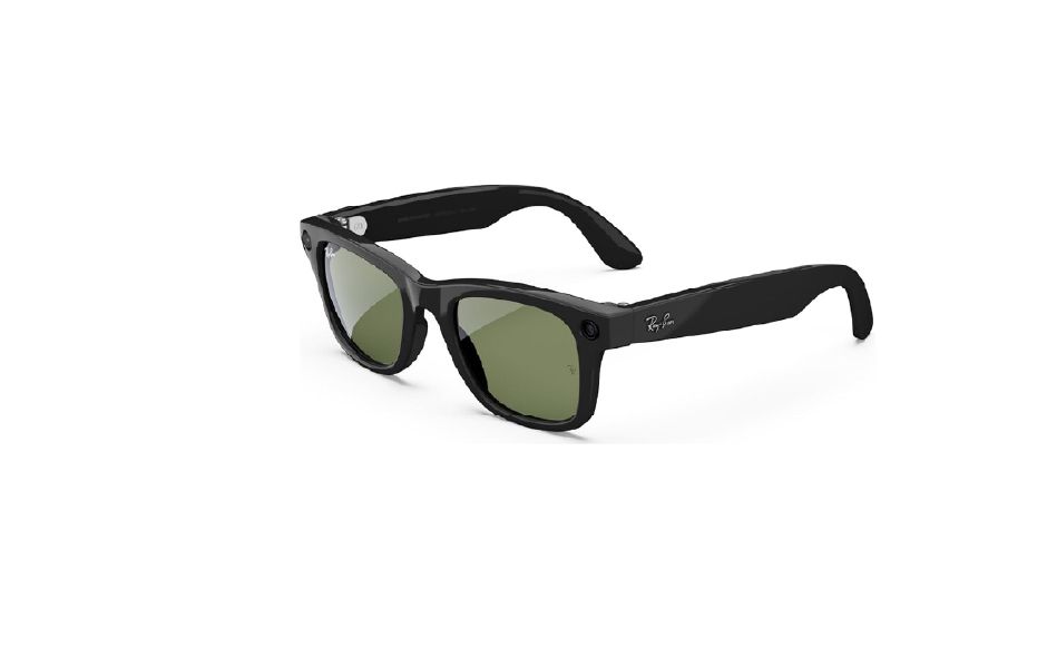 Ray-Ban Meta Glasses Wayfarer (Gen 2)- Shiny Black/G15 Green