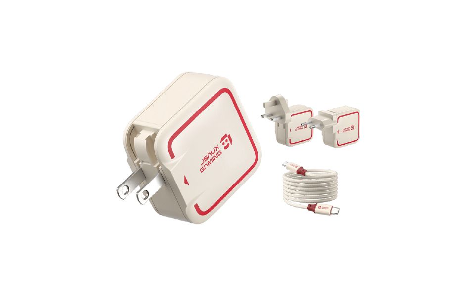 JSAUX 65W USB-C Foldable Charger (CH6505) - Beige