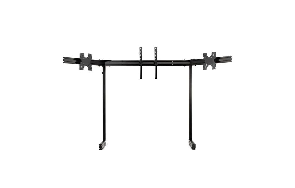 NLR Elite Free standing Triple Monitor Stand - Black Edition