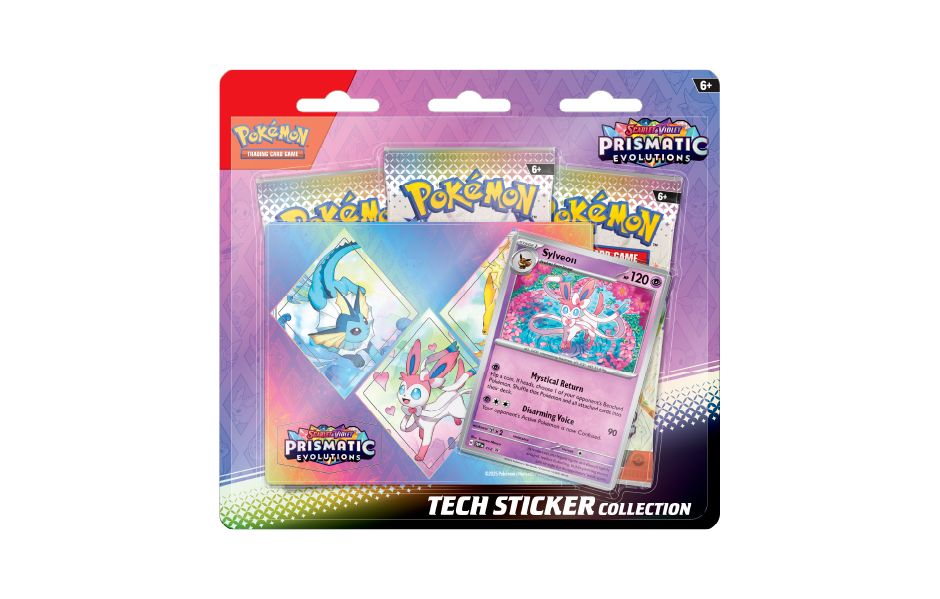 Pokemon TCG Prismatic Evolutions Tech Sticker Collection