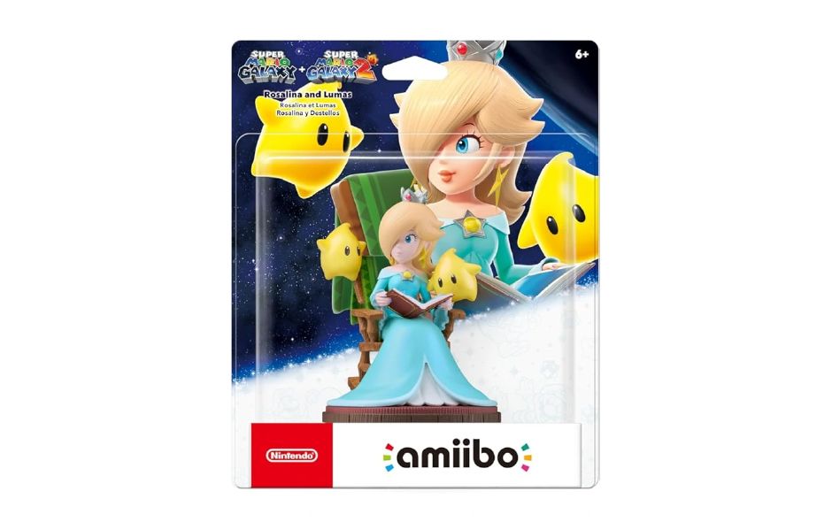 Amiibo Figure ( Super Mario Galaxy + Super Mario Galaxy 2 Series ) - Rosalina & Lumas