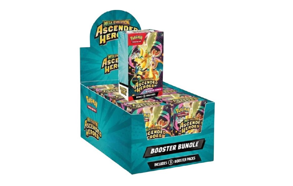 Pokemon Ascended Heroes Booster Bundle Sealed Display of 10 Boxes