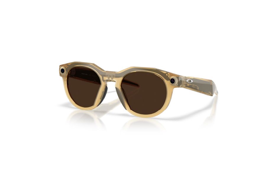 Oakley Meta HSTN Glasses Light Curry Transition Brown