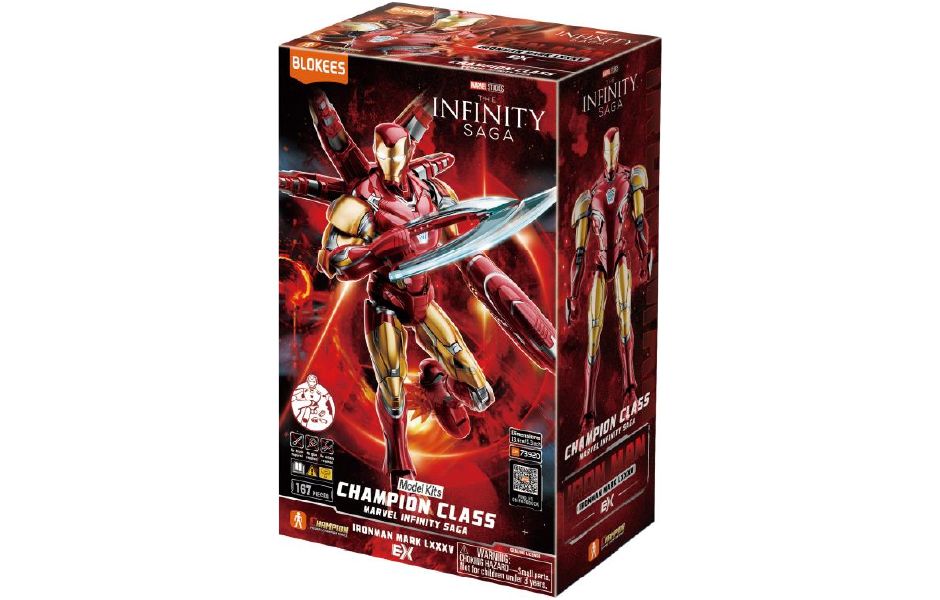 Blokees Model Kits - Marvel Infinity SAGA 73920 -Marvel Hero - Champion class(CC01) Iron Man MK85 EX