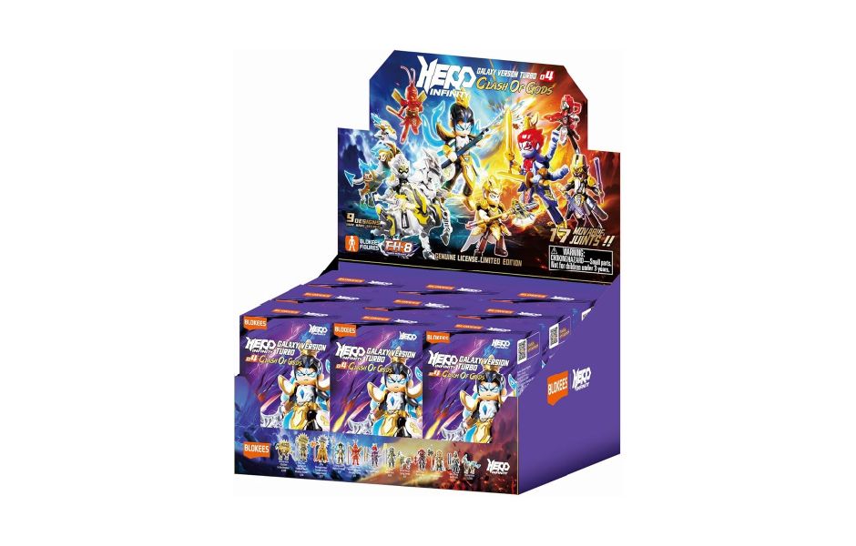 Blokees Model Kits - Hero Infinity (Blind box) 85029 - Galaxy Version Tubro(GVT) 04 - Clash of Gods