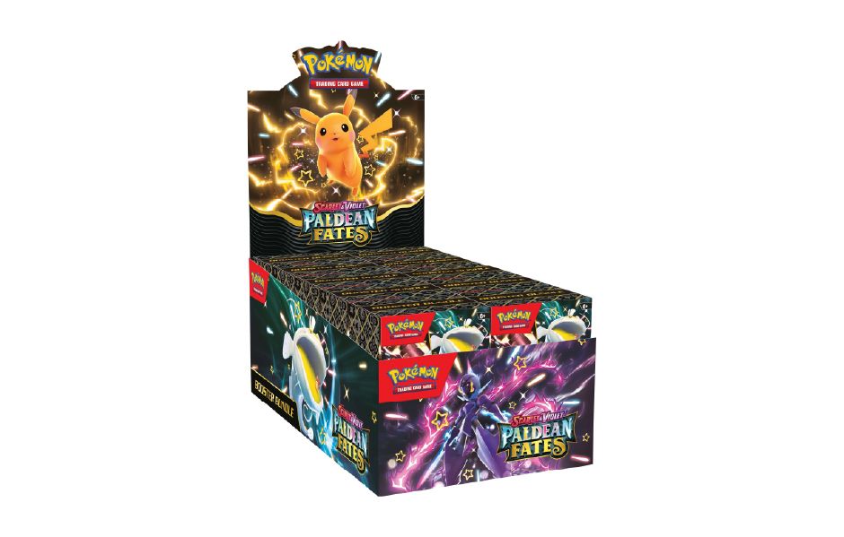 Pokémon TCG Paldean Fates - 6 Packs Display Bundle (10 Boxes)