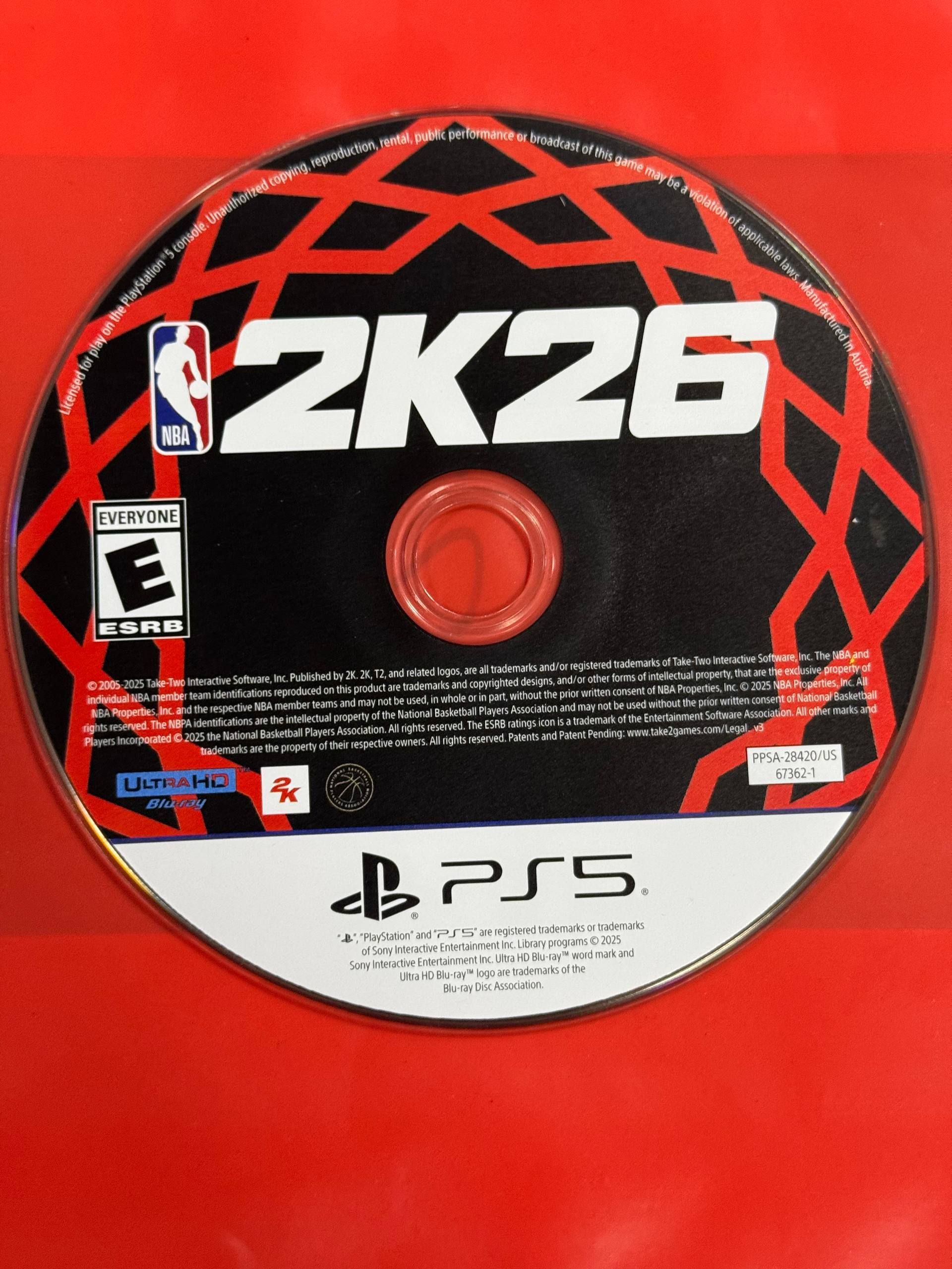 NBA 2K26 (No Box) (Pre-Owned)